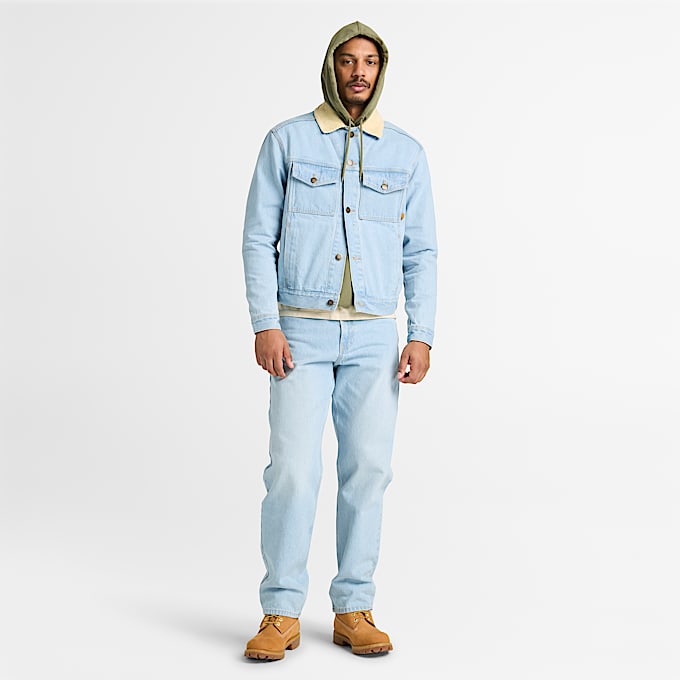 Authentic Denim Trouser for Men in Light Blue