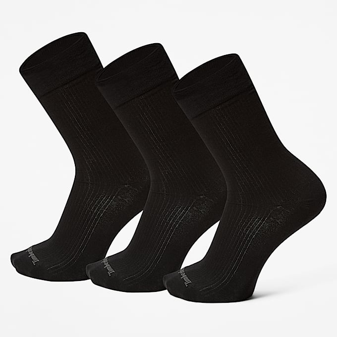Chesapeake Crew Sock 3Pack in Black TBL Black HERO