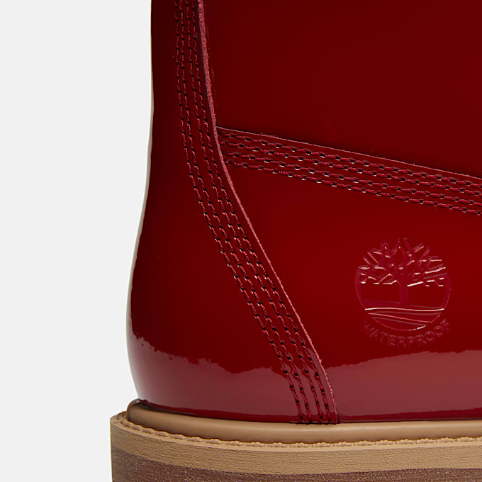 Wasserdichter 6Inch Boot aus Timberland Premium Lackleder fr Damen in Rot TBL Rot ALT7