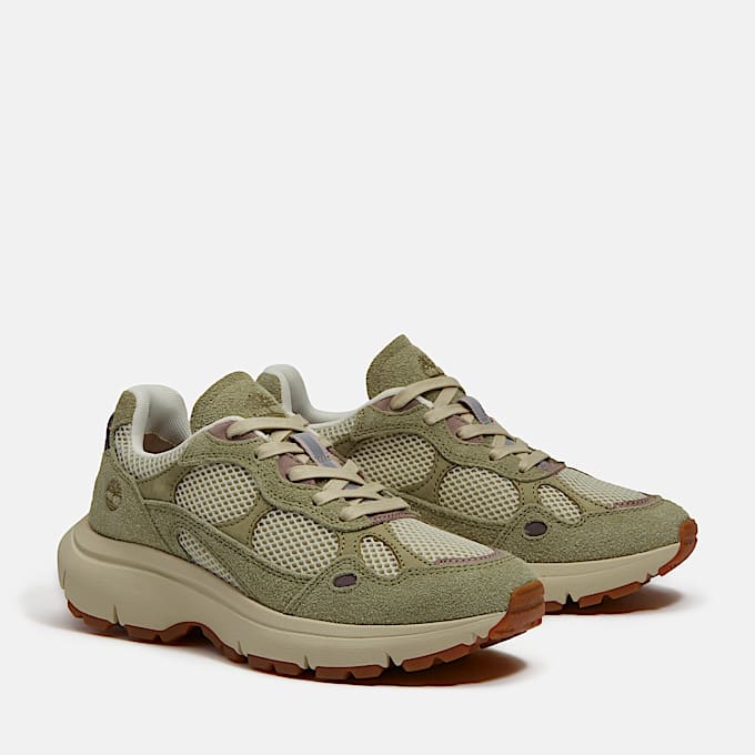 Hazel Lane Trainer for Women in Light BeigeLight Green TBL Beige ALT4