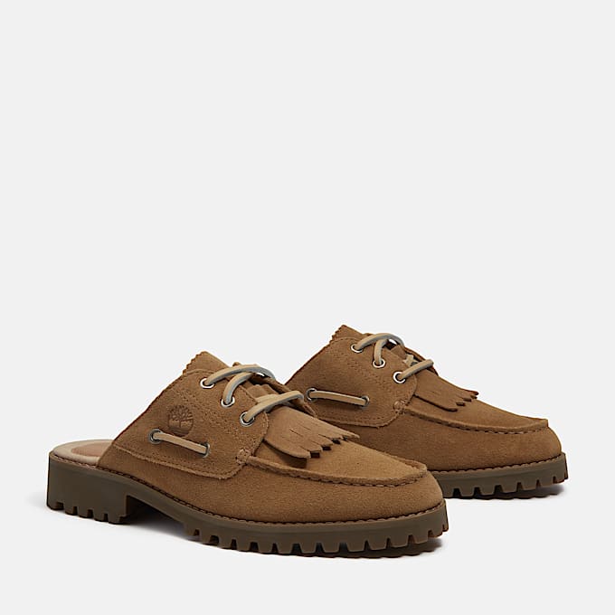 Timberland® Mix Tape Authentic Mule for Women in Beige