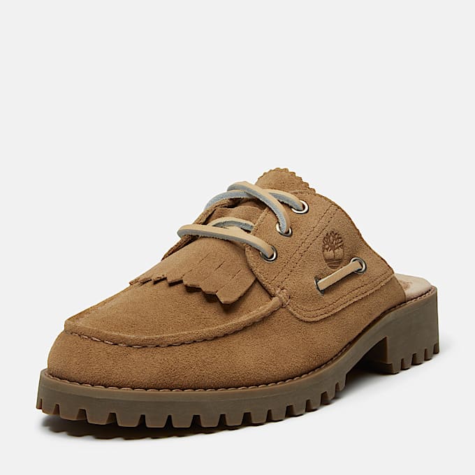 Timberland® Mix Tape Authentic Mule for Women in Beige