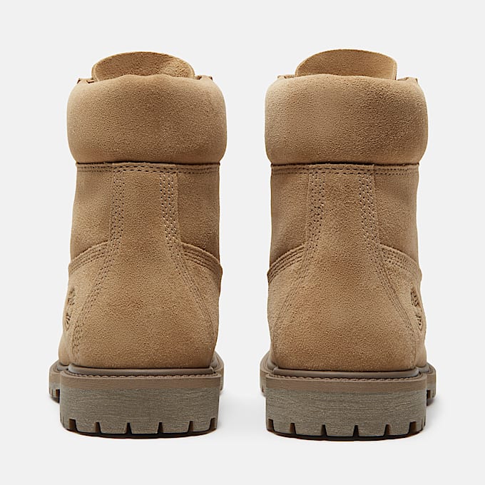 Timberland Mix Tape 6Inch Waterproof Boot for Women in Beige TBL Beige ALT5