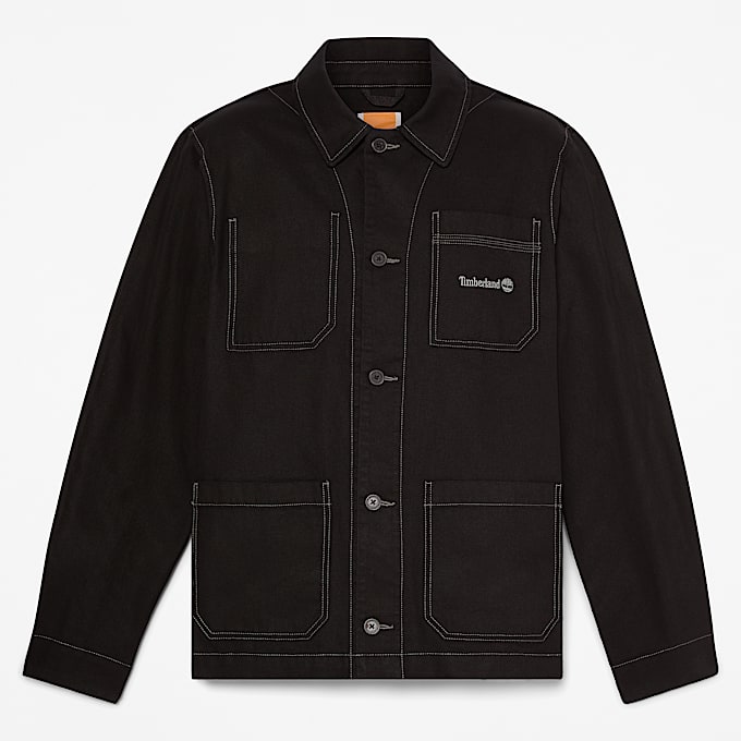Chore Canvas Jacket in Black TBL Black HERO
