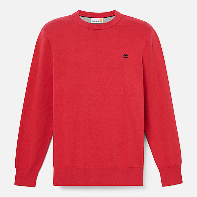 Williams River Baumwollpullover fr Herren in Rot TBL Rot HERO