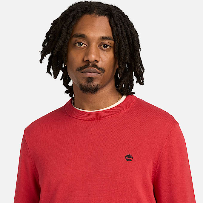 Williams River Baumwollpullover für Herren in Rot