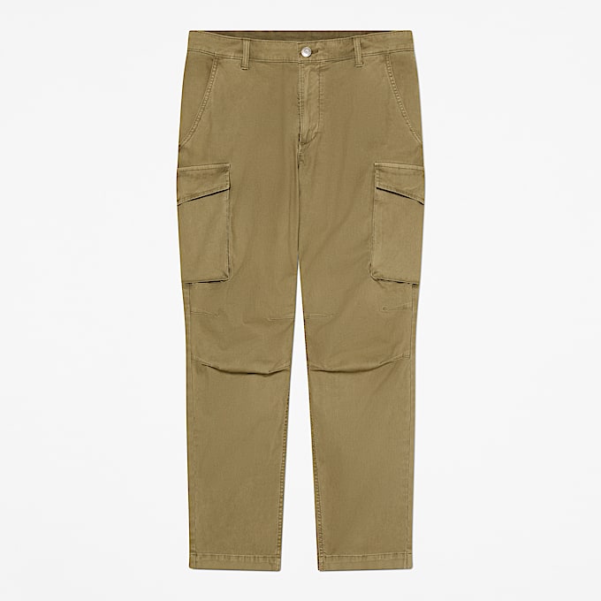 Garment Dyed Bedford Cargo Trouser for Men in Brown TBL Brown HERO