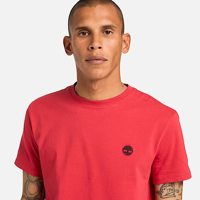 Dunstan River KurzarmTShirt fr Herren in Rot TBL Rot ALT3