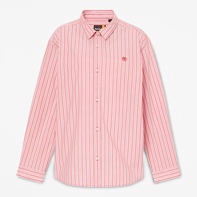 MultiStripe LongSleeve Shirt for Women in Red TBL Red HERO