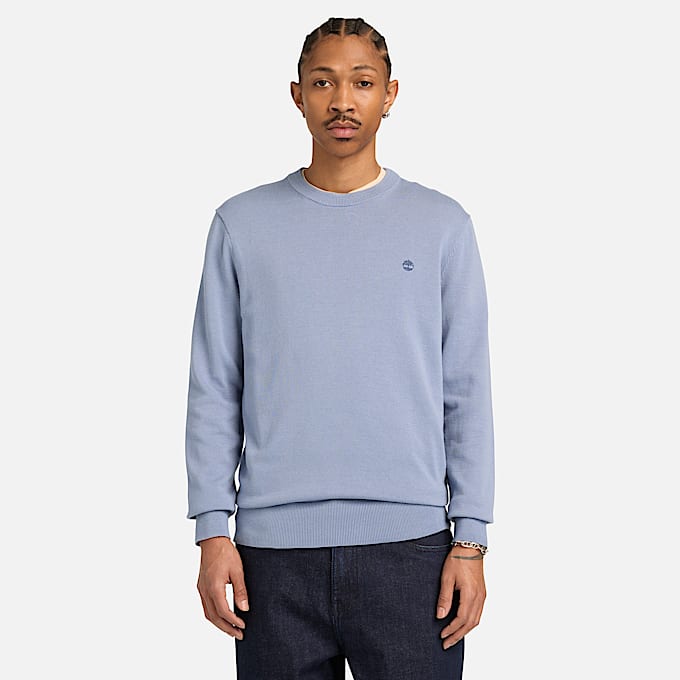 Williams River Baumwollpullover für Herren in Blau