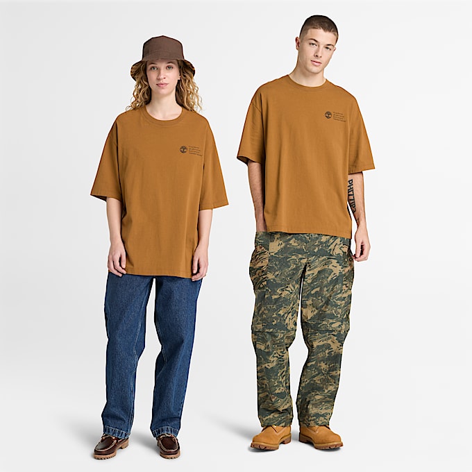 T-shirt "Archive Boot" Sem Género em amarelo-escuro