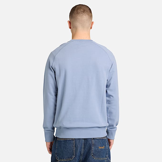 Exeter River Sweatshirt mit Rundhalsausschnitt für Herren in Blau