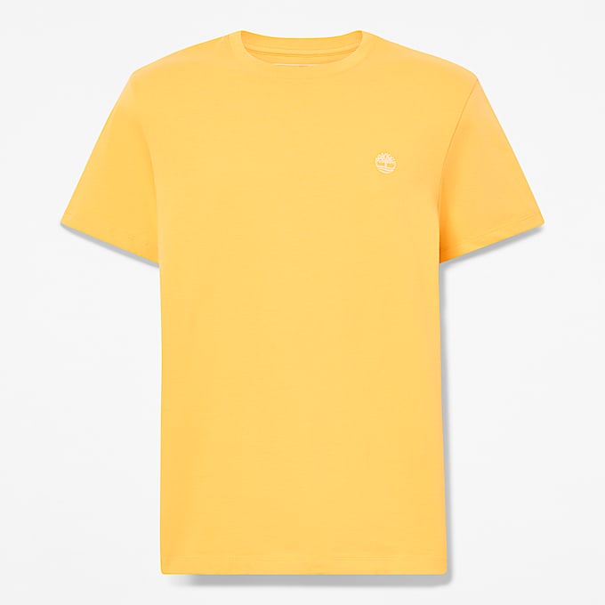 Dunstan River ShortSleeve TShirt for Men in Yellow TBL Yellow HERO