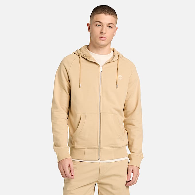 Exeter River FullZip Hoodie for Men in Beige TBL Beige ALT1