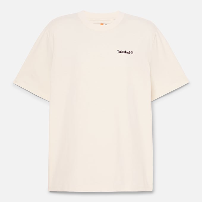 Camiseta gráfica Lake House unisex en blanco - 1