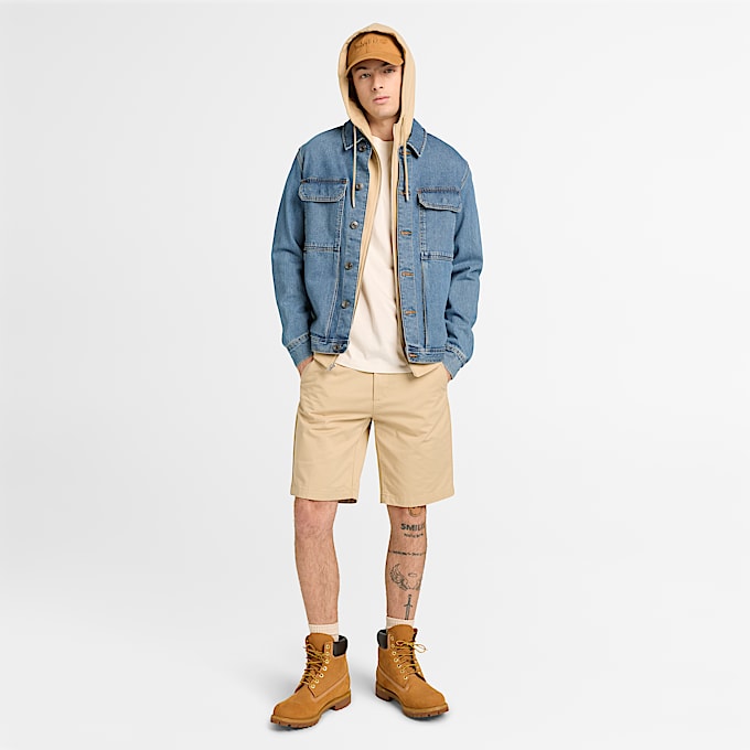 Exeter River FullZip Hoodie for Men in Beige TBL Beige ALT2