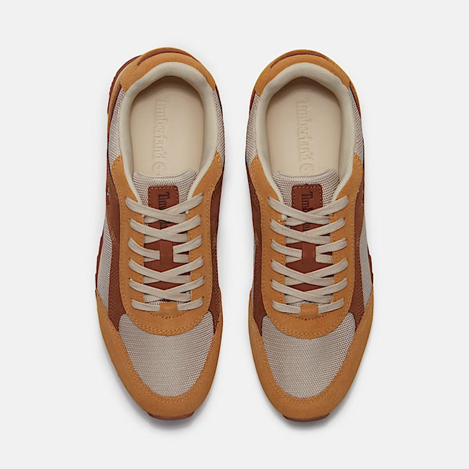 Scout Heights Sneaker voor heren in lichtbeige/geel