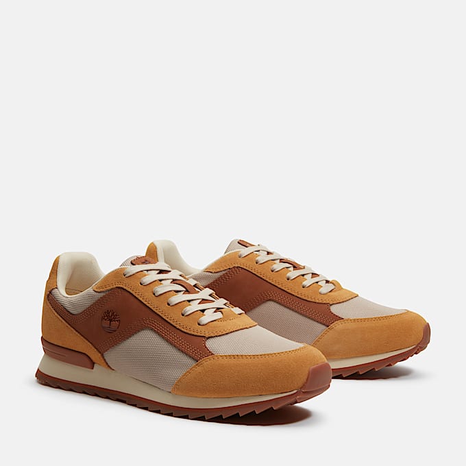 Scout Heights Sneaker voor heren in lichtbeige/geel