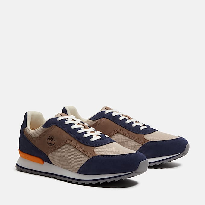Scout Heights Trainer for Men in Light Beige/Dark Blue