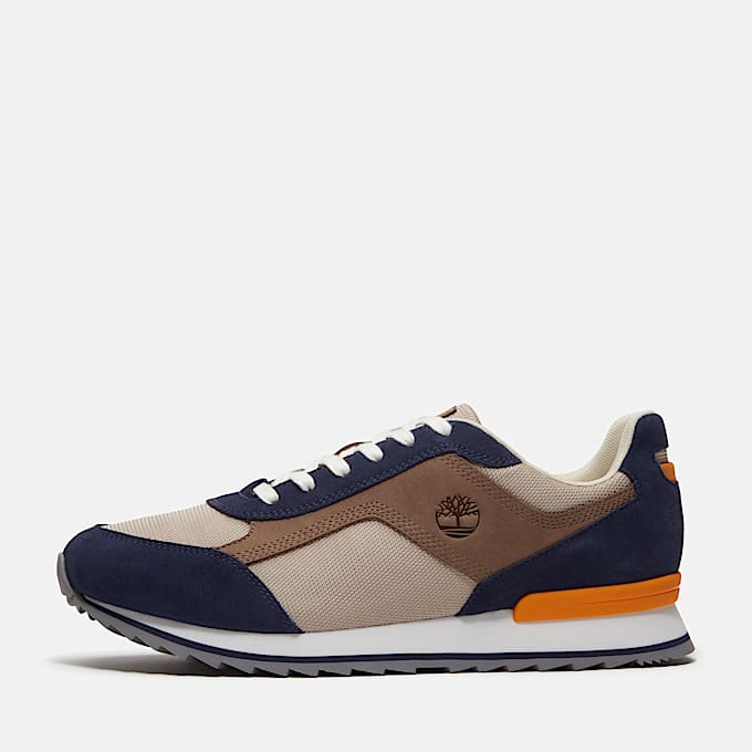 Scout Heights Trainer for Men in Light Beige/Dark Blue