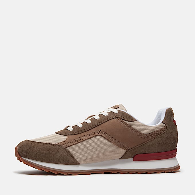 Scout Heights Sneaker voor heren in lichtbeige/bruin