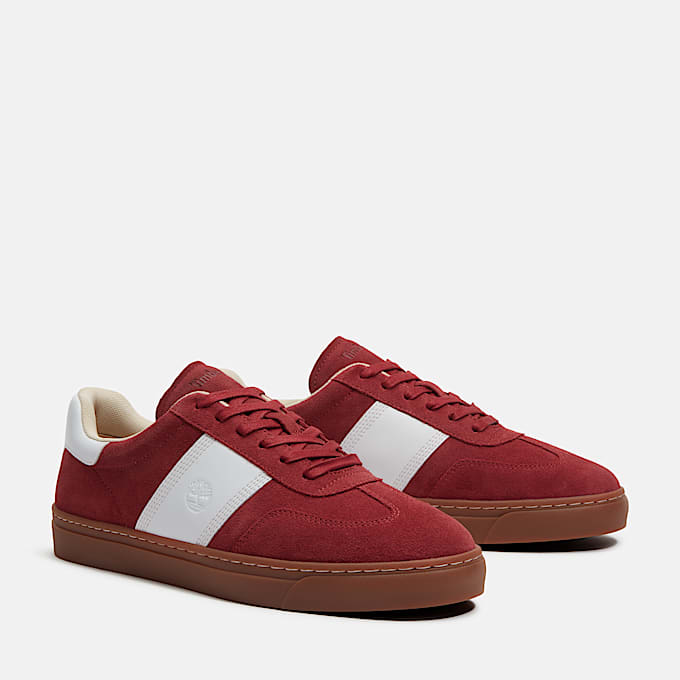 All Gender Lisbon Street Sneaker in DunkelrotWei TBL Rot ALT4