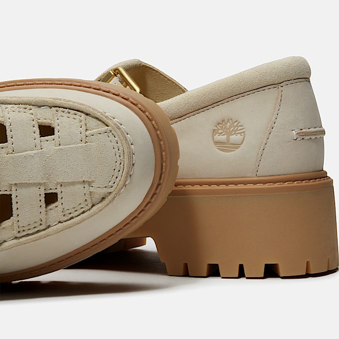 Stone Street Schnallenschuh mit Plateausohle fr Damen in Hellbeige TBL Beige ALT9