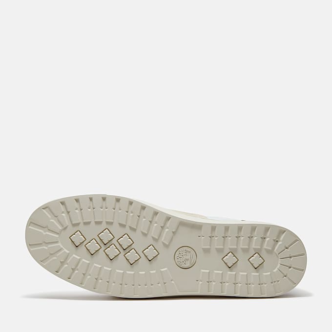 Lisbon Street Trainer for Men in White/Light Beige