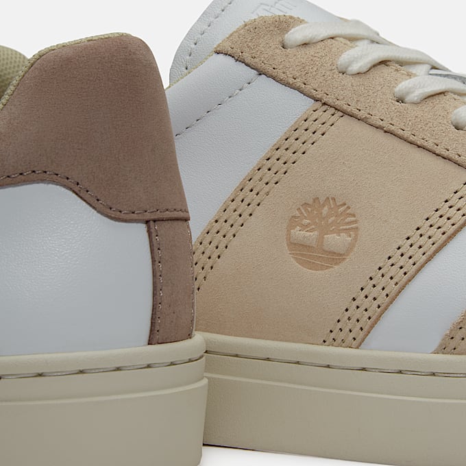 Lisbon Street Trainer for Men in WhiteLight Beige TBL Beige ALT7