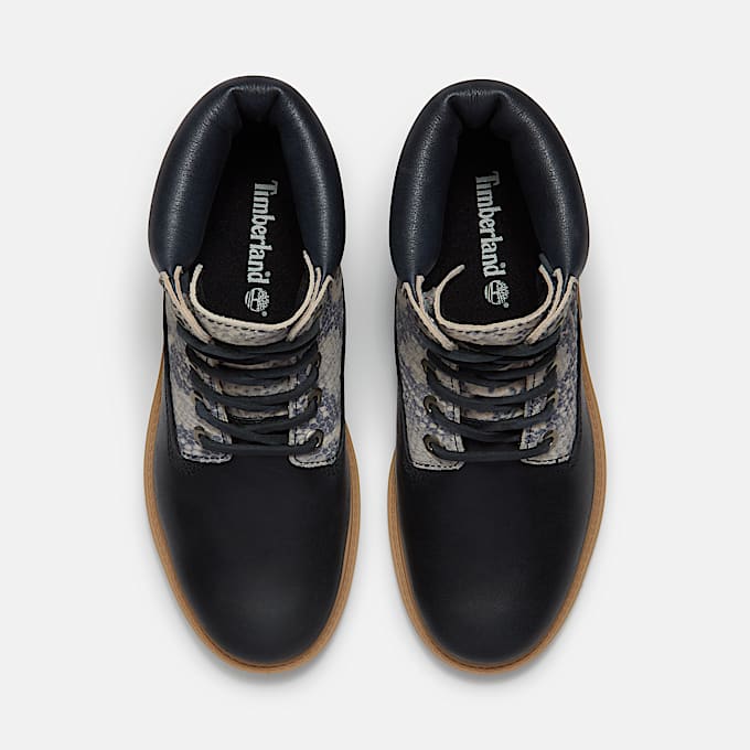 Timberland Premium Suede 6Inch Boot for Women in Black TBL Black ALT2