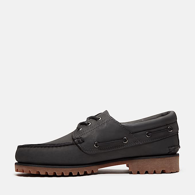 Timberland Lake House 3Eye Lug Boat Shoe for Men in Dark Grey TBL Grey ALT6