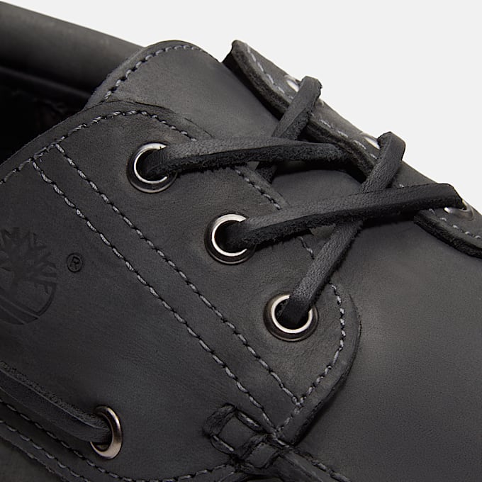 Timberland® Lake House 3-Eye Lug Boat Shoe for Men in Dark Grey