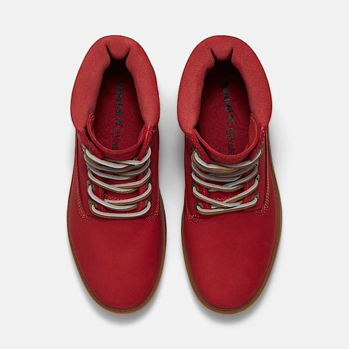 Wasserdichter Stone Street 6InchBoot mit Plateausohle fr Damen in Rot TBL Rot ALT2