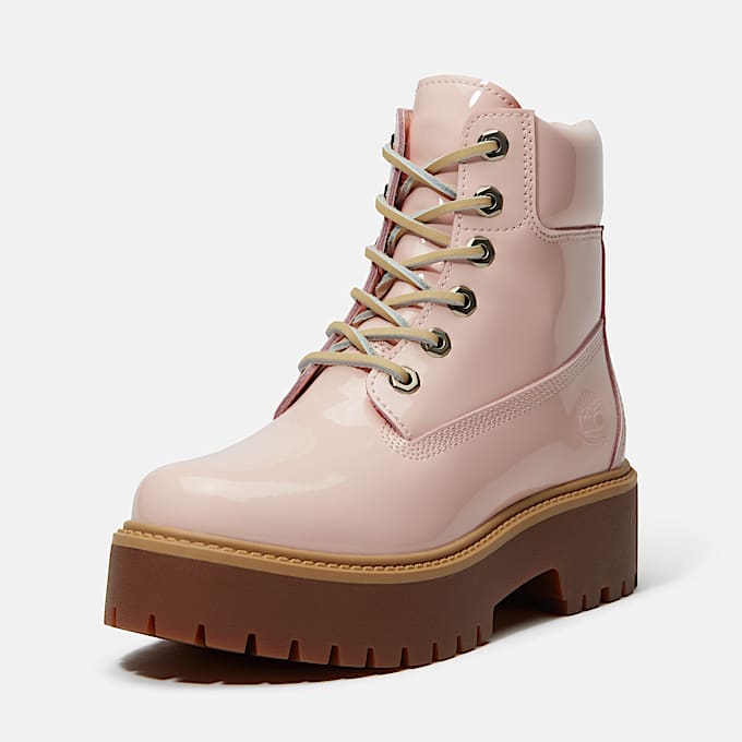Stone Street 6Inch Waterproof Platform Boot for Women in Light Pink TBL Pink ALT10