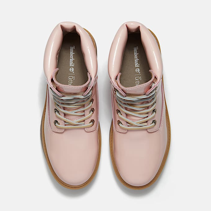 Wasserdichter Stone Street 6-Inch-Boot mit Plateausohle für Damen in Hellpink