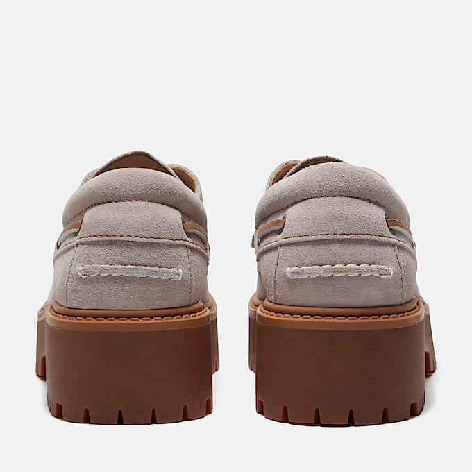 Sapato de Vela Plataforma Stone Street para Mulher em roxo-claro