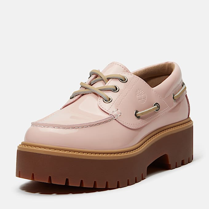 Stone Street Platform Boat Shoe for Women in Light Pink TBL Pink ALT10
