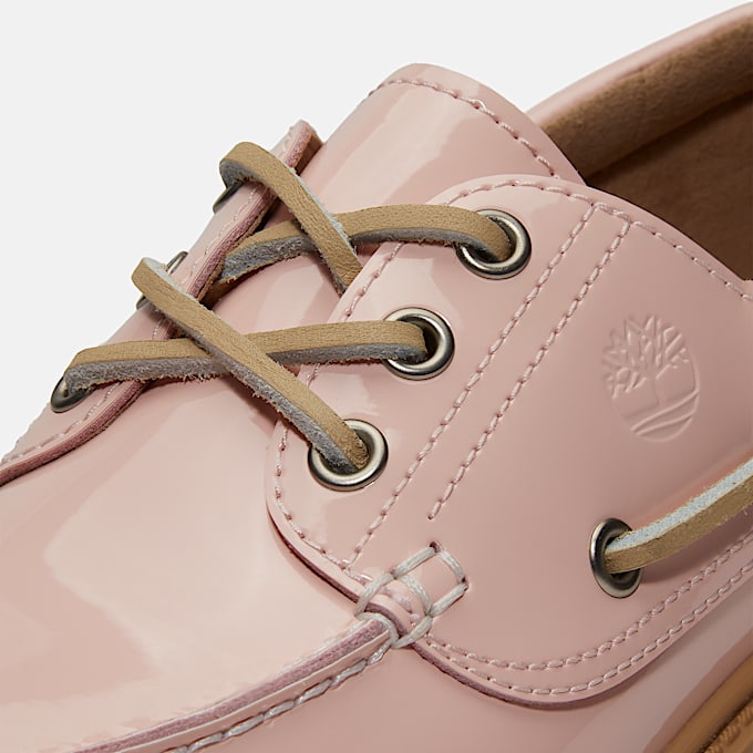 Stone Street Platform Boat Shoe for Women in Light Pink TBL Pink ALT7