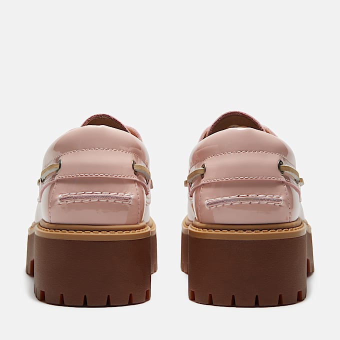 Stone Street Platform Boat Shoe for Women in Light Pink TBL Pink ALT5