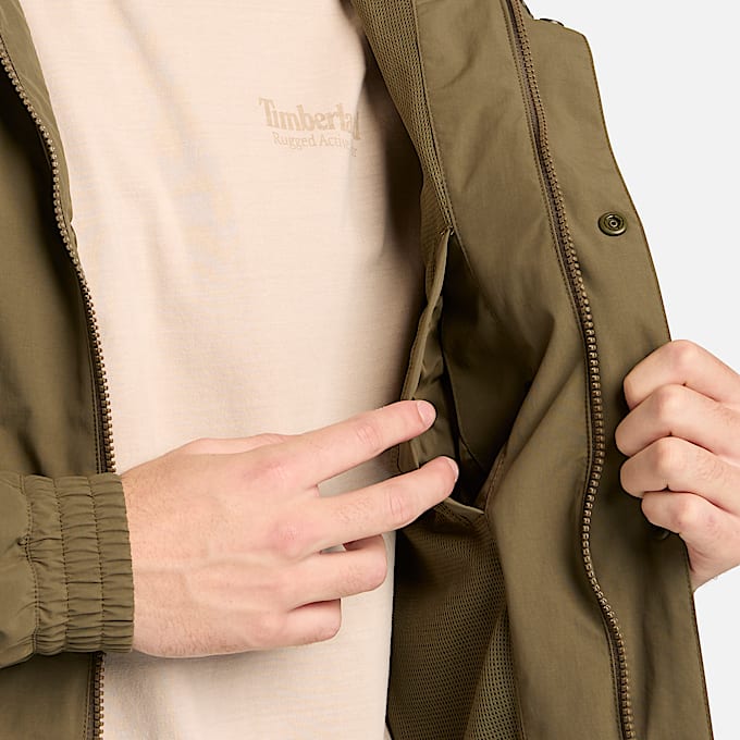 Wasserdichte Bomberjacke fr Herren in Grn TBL Grn ALT3