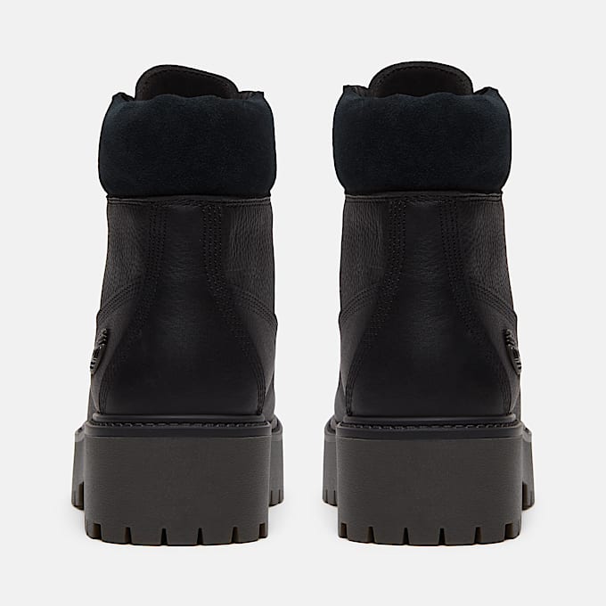 Stone Street 6-Inch Waterproof Platform Boot for Women in Black