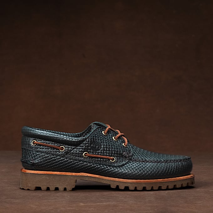 Handgenähter Timberland® Authentic 3-Eye Lug Bootsschuh für Herren in Dunkelgrün - 1