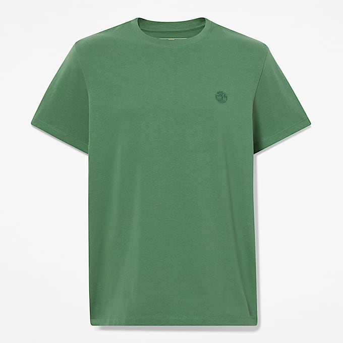 Dunstan River ShortSleeve TShirt for Men in Dark Green TBL Green HERO