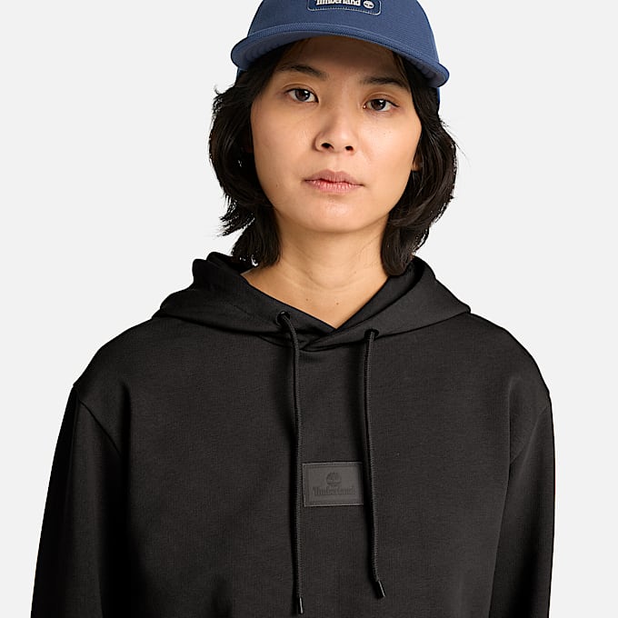 Sudadera con capucha Silicon Badge en negro