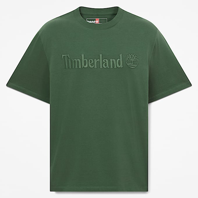 Hampthon ShortSleeve TShirt for Men in Dark Green TBL Green HERO