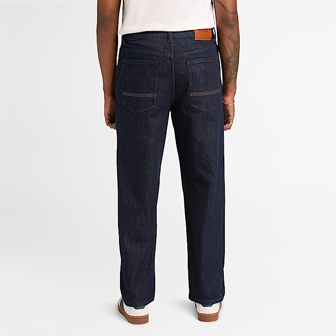 Bequeme StretchJeans mit schmal zulaufendem Bein fr Herren in Blau TBL Blau ALT8