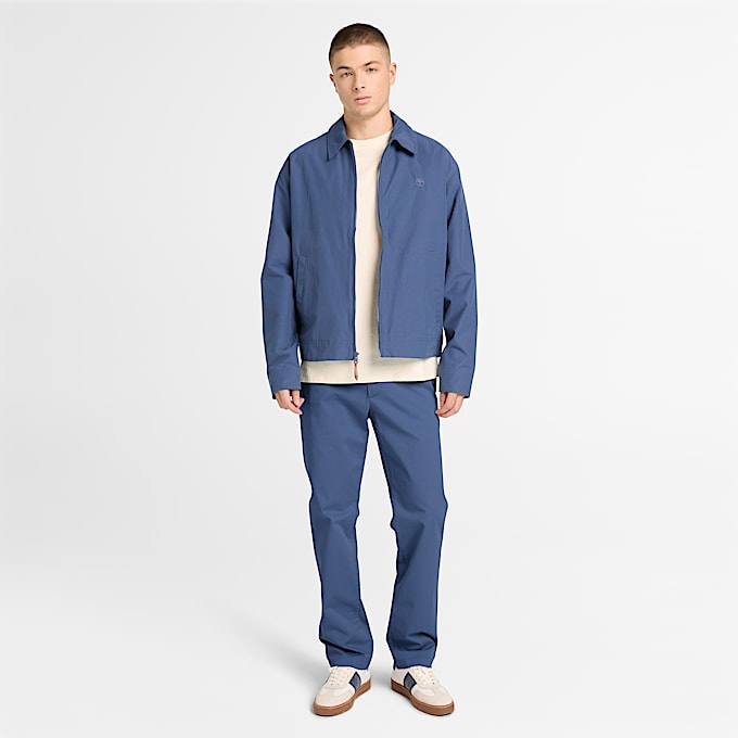 Gerade Topsfield Chinohose aus Twill fr Herren in Blau TBL Blau ALT2