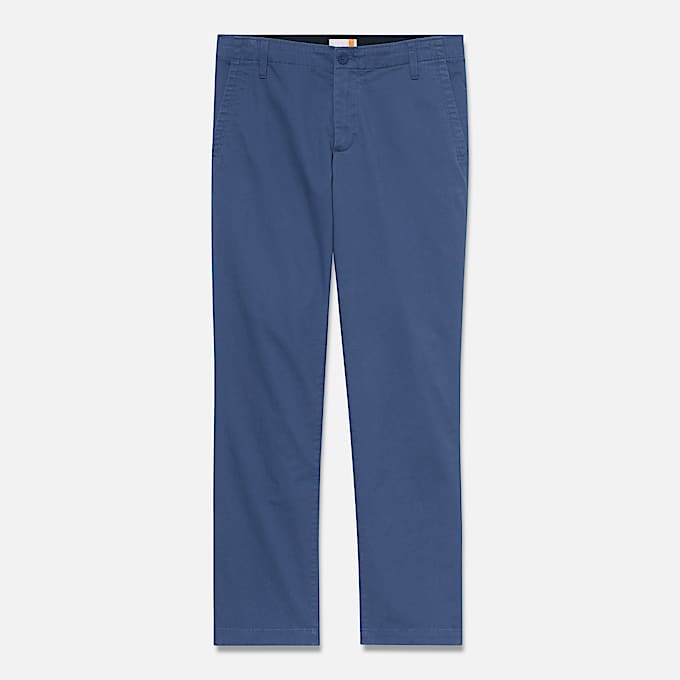 Gerade Topsfield Chinohose aus Twill fr Herren in Blau TBL Blau HERO