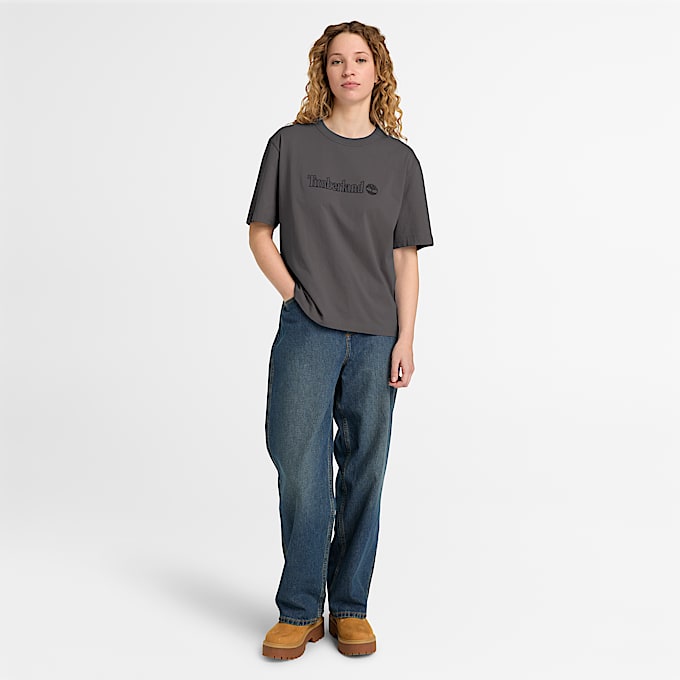 Lush KurzarmTShirt fr Damen in Schwarz TBL Schwarz ALT2