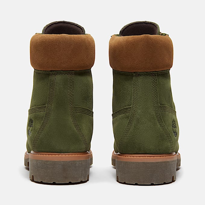 Timberland Premium 6Inch Waterproof Boot for Men in Green TBL Green ALT5